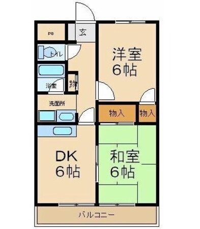 SSKマンションの物件間取画像